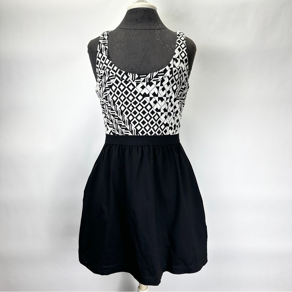 Cynthia Rowley, Medium, Black and White Mini Dress